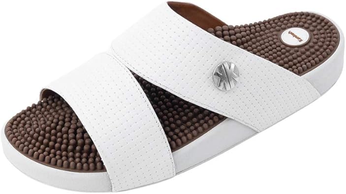 KENKOH - Kobe - Japanese Massage/Reflexology LEATHER Sandal by Kenkoh - For Acupressure Therapy 