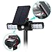 Solar Lights, LBell 360° USB Solar Spotlight with Rotating Dual Head Waterproof Outdoor Landscape Lighting Garden Light