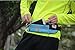 Running Belt Waist Pack By HAILING, Waterproof Fanny Punch Bag, Compatible With Smartphones - iphone 7S/7/6/6S Plus, Samsung Galaxy, Men and Women Ideal for Workout Walking and Hiking(Black)