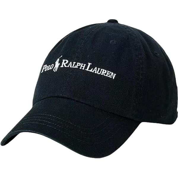 Ralph Lauren Mens Polo Sports Pony Logo Hat Cap, Rl Black, One