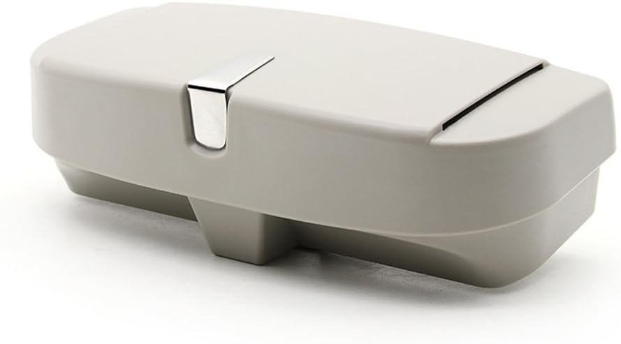 ygmoner Car Visor Glasses Case Clip Organizer Box Multi-Function Bill Sunglasses Holder (Gray)