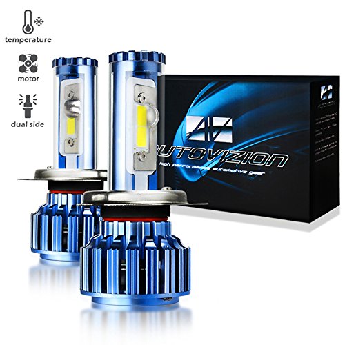 Automotive LED Headlight Bulbs H4 Cree LED Conversion Kit 6000k Cool White (Lifetime Replacement Warranty) H4