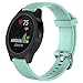 Compatible for Garmin Vivoactive 3, 20mm Silicone Replacement Wristband Quick Release WatchBand Strap Band Wristband for Garmin Vivoactive 3/vivomove HR/Forerunner 245/Venu Sq