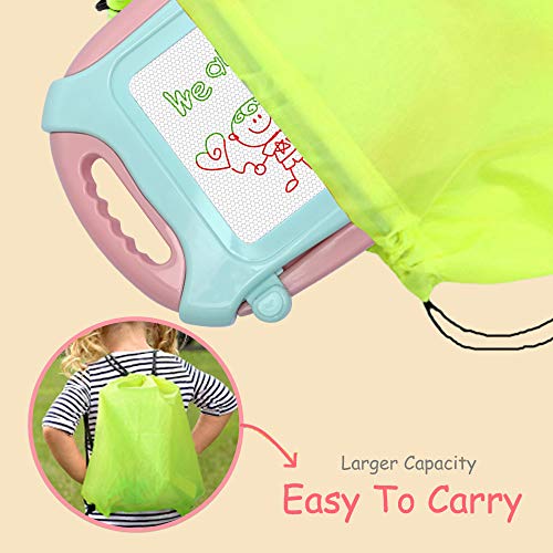 Magnetic Drawing Board for Toddlers,Travel Size Toddlers Toys A Etch Toddler Sketch Colorful Erasable with One Carry Bag Boys Girls Age of 2 3 4 5 6