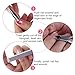 Cuticle Nipper, ROSENICE Cuticle Cutter with Cuticle Pusher Professional Grade Stainless Steel for Fingernails