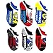Transformers Boys 6 pack No Show Socks (Toddler/Little Kid/Big Kid)
