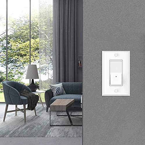2 Pack Illuminated 3 Way Light Switch, Decora Paddle Rocker Light