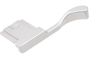 HITHUT Aluminum Alloy Hot Shoe Thumb Grip for Fujifilm X100F X100T X100S Camera Silver