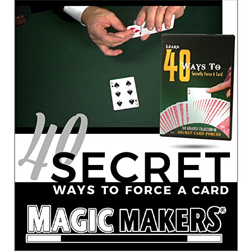 Magic Training Course - 40 Ways to Secretly Force A Card by Magic Makers - Amaze People with Your Ability to Force Someone to Pick a Specific Card