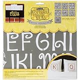 Deco Art Initial Impressions Stencil, 12