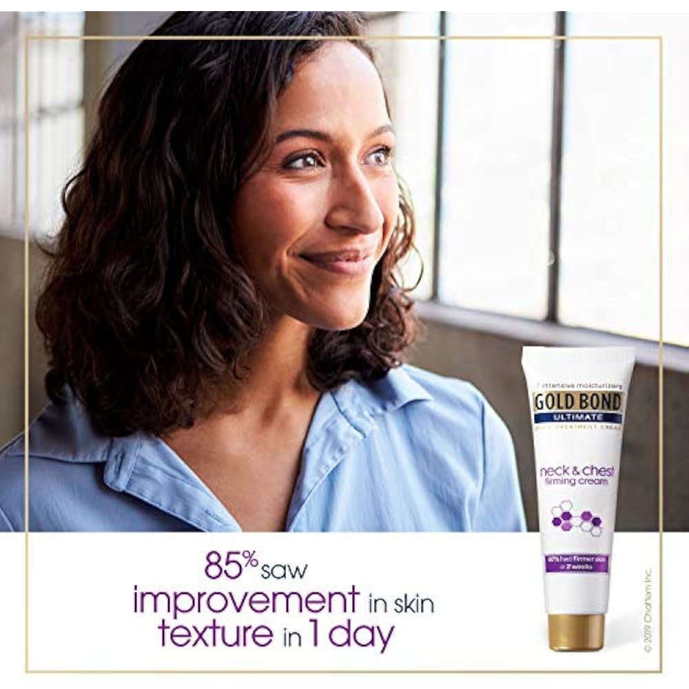 Ultimate Neck Chest Firming Cream 2 Ounce Moisturizing Lotion With Acid