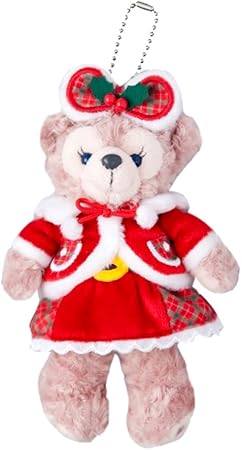 Amazon 11 2 ダッフィー の クリスマス 16 ぬいぐるみバッジ サンタ シェリーメイ チェーンバッジ ぬいば ディズニー シー限定 おもちゃ おもちゃ