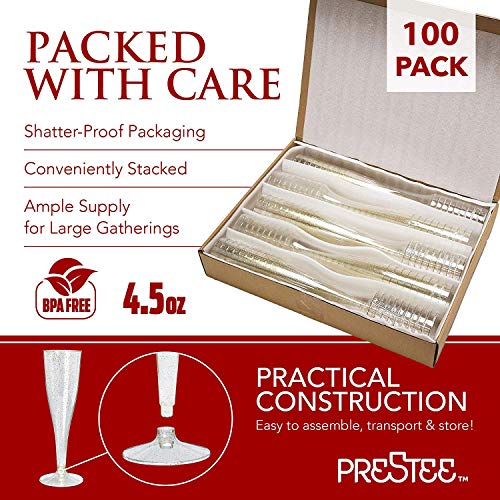 3 Plastic+Champagne+Flutes+Disposable+Toasting