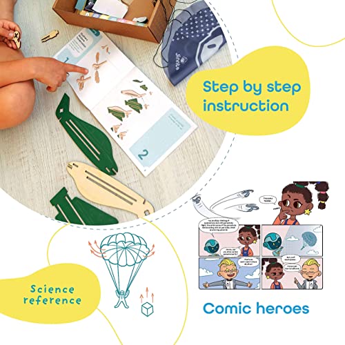Skydiver Airplane STEM Educational Building Project for Kids 69 Year
