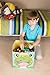 Cute Smiling Frog Collapsible Toy Storage Organizer by Clever Creations | Toy Box Folding Storage Cube for Kids Bedroom | Perfect Size Storage Cube for Books, Kids Toys, Baby Toys, Baby Clothes