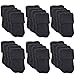 BCP 24pcs Knitting Wool Furniture Socks/ Chair Leg Floor Protector (Black Color)