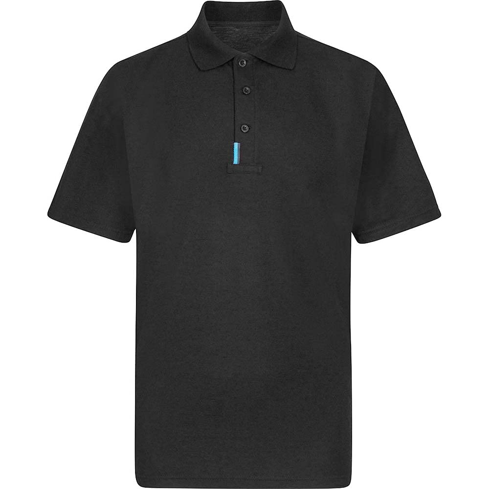 Portwest WX3 Polo Shirt, Size: S, Colour: Black, T720BKRS