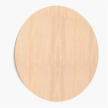 10 x Holzplatten, rund, groß, zum Aufhängen Form Dekoration/Verzierung (W69)