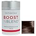 Boost N Blend Dark Brown Scalp Concealer with Bonus Magnifying Mirror - Undetectable & Natural Hair Thickener - Hair Building Fibers for Thinning Hair & Visible Scalp - Hair Volumizer for Women – 25g