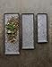Creative Co-op DA4168 Decorative Rectangle Zinc Trays (Set of 3 Sizes)