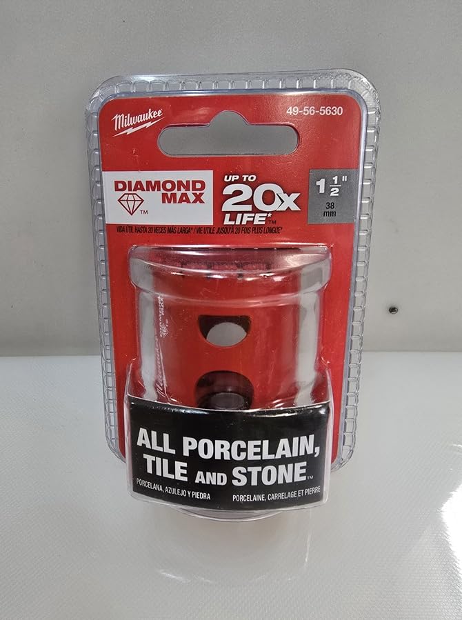 Hole Saw, Diamond Grit, 1-1/2 in. Dia.