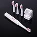 Sonic Electric Rechargeable Toothbrush with Induction Charging Base & 4 Replacement Heads, Deep Clean Electric Waterproof Toothbrush for Sensitive Gum Care