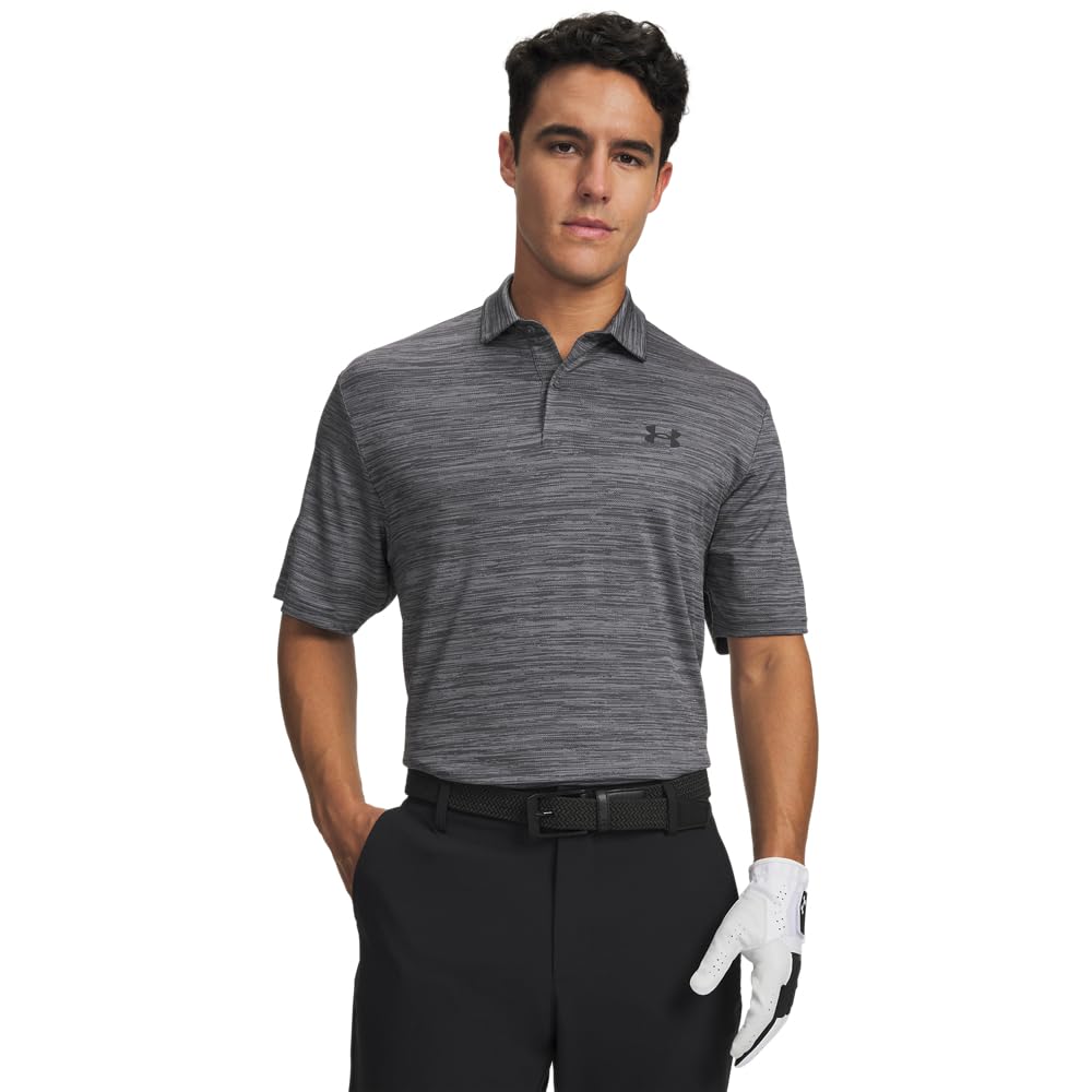 Under Armour Men's Matchplay Golf Polo, (025) Castlerock/Steel/Black, 3X-Large Image