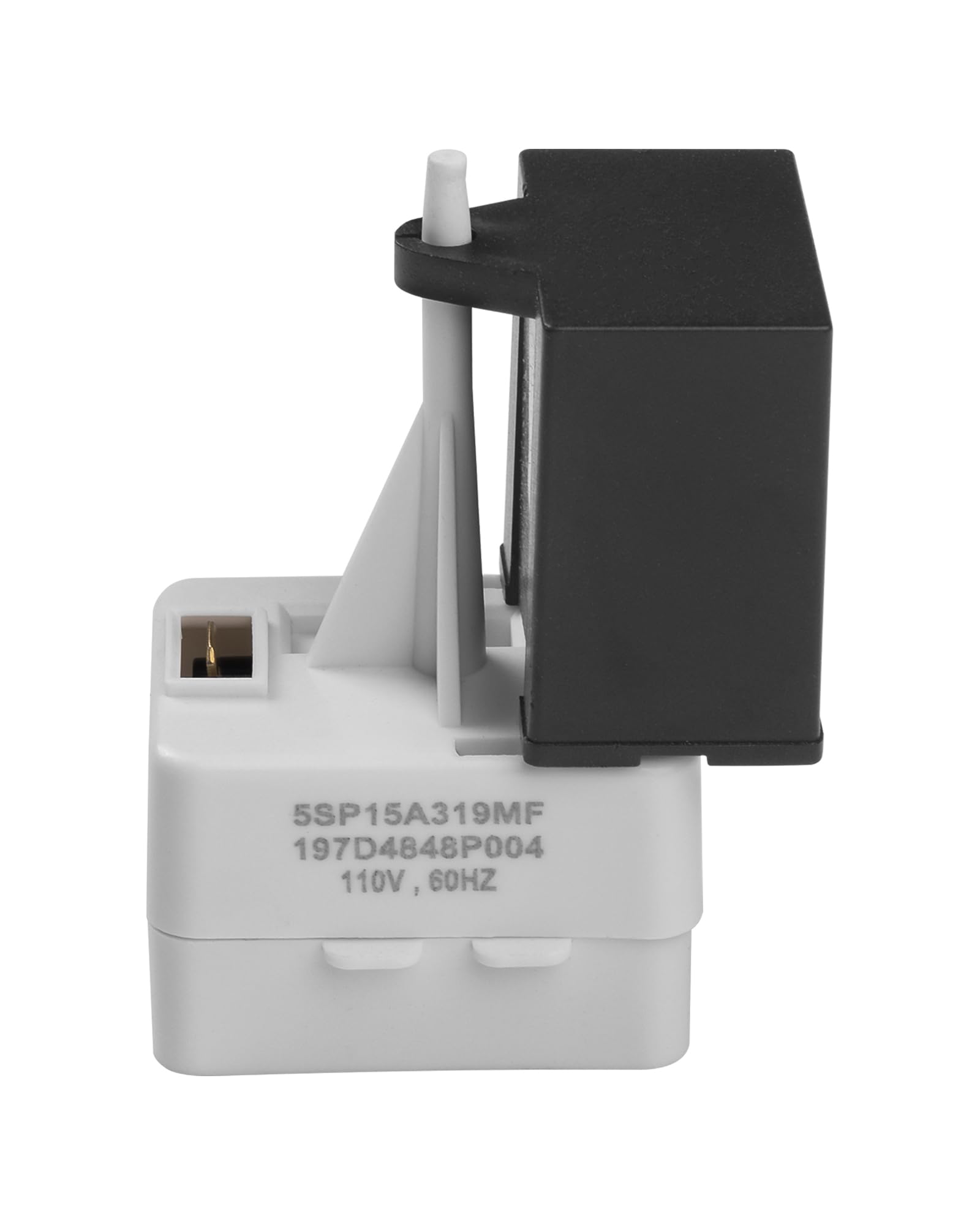 Photo 1 of 2025 New Upgraded WR09X10107 Start Relay and WR55X24064 CKDX24064X Run Capacitor KIT Replacement for GE Hotpoint Americana Refrigerators WR55X24064 / WR09X10107