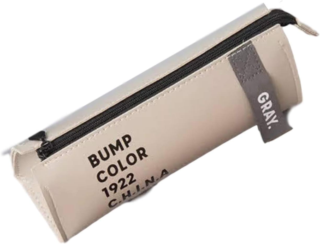 Amazon Tommyfield ペンケース 筆箱 学生 シンプル 大容量 スリム 男子 女子 社会人 高校 大学 メガネ 小物 白 ペンケース 文房具 オフィス用品