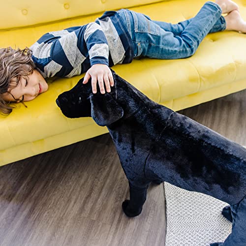 Melissa & Doug Giant Black Lab Lifelike Stuffed Animal Dog (over 2