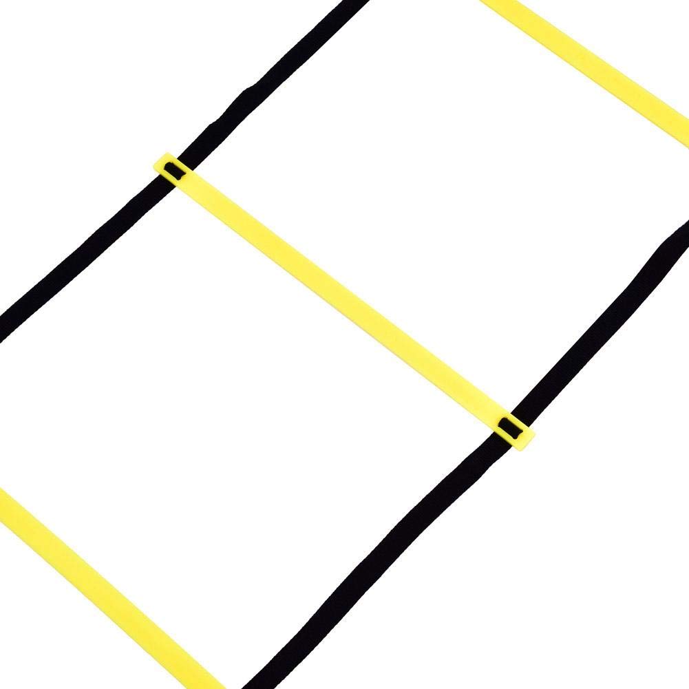 MAGT Football Training Ladder, 4m Soccer Ball Football Flexibility Speed Training Fitness Jumping Ladder With Storage Bag