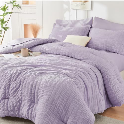 HYMOKEGE Lavender Oversized Queen Comforter Set