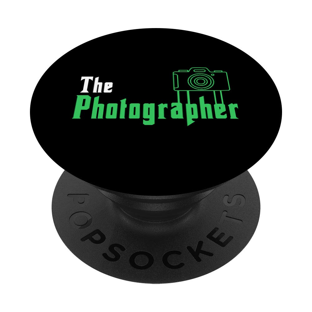 Photography saying Photographer PopSockets Grip and Stand for Phones and Tablets