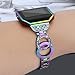 Compatible for Fitbit Blaze Bands Women Men with Frame, VOMA Stainless Steel Fitbit Blaze Watch Band Fitbit Blaze Accessories Fitbit Bands Blaze Fit bit Blaze Bands Large Small Bangle 3 Colorful