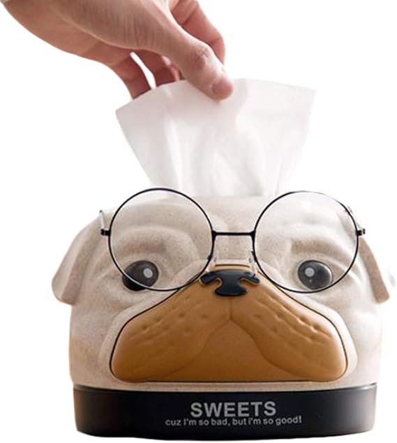 Amazon Co Jp Bscoolティッシュケース ふた付け ティッシュボックス カバー 犬 ワンちゃん おしゃれ かわいい 軽量 リビング アレンジ アプリコット 服 ファッション小物