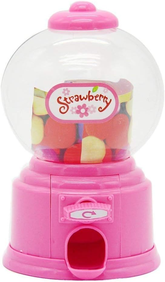 Instakart Kids Candy Machine Piggy Gumball Saving Coin Box Retro Sweets (Small, Random Color)