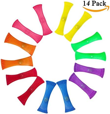 Hands Fidget Toy for Relaxing Therapy Set of 14, Relieves Stress & Anxiety Attention Toy for Adults and Children