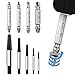 CINOTON Screw Extractor Kit Set Damaged Screw Extractor and Remove Set Made of High-Speed Steel HSS 4341, A1D02 2 Pack of Stripped Screw Extractor