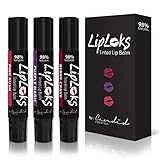 Slimline Tinted Lip Balm, 3 Pack, Organic & Natural, With Organic Coconut Oil, Organic Beeswax, Shea Butter. Moisturizes & Protects Your Dry Chapped Lips, with a Hint of Flattering Color. No Chemicals