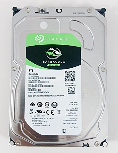 Seagate Bare Drives 8TB Barracuda Sata 6GB/s 256MB Cache 3.5-Inch Internal Hard Drive 3.5 Internal Bare/OEM Drive ST8000DM004