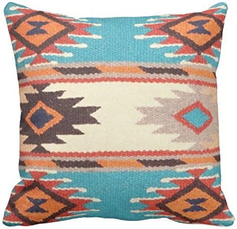 Tribal Western Native Pattern Print 19 Pillow Case