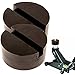 MISSION AUTOMOTIVE 2-Pack of Rubber Jack Pads (Slotted Pucks) - Universal, Standard-Size Adapter - Frame Rail Protector Puck/Pad Keeps Pinch Weld, Paint and Metal Safe primary