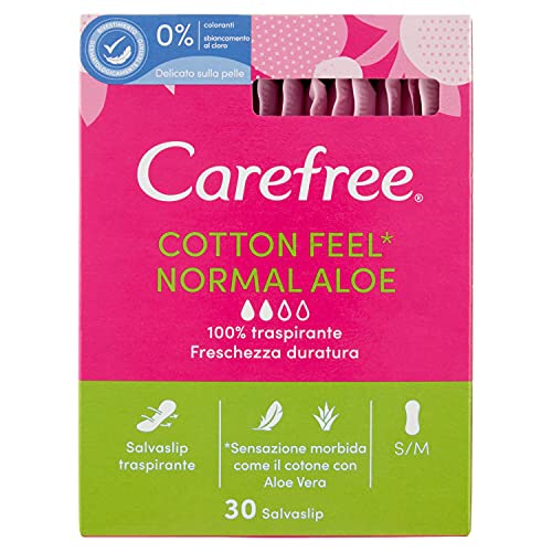 Carefree Aloe protector-slip respiranti-contains à l'aloe vera naturel Avantages de fraîcheur 5–30 Pièces
