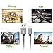 ZTeanok XZ01 Cable Nylon Braided Cord Charger for iPhone 7/7 Plus/6/6 Plus/6S/6S Plus/Se/5S/5, iPad, iPod Nano 7 (3M) - Grey - 3 Piece