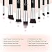 BESTOPE PRO Makeup Brushes 16 Pieces Makeup Brush Set (Silver), 18 Pcs