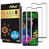 AILUN Screen Protector for LG G8 ThinQ 2Pack 9H Hardness 0.25mm Tempered Glass Screen Protector for LG G8 ThinQ Anti Scratch Case Friendly Bubble Free