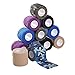 12pcs Disposable Cohesive Tattoo Grip Cover Wrap 2 Inch x 5 Yards Self Adhesive Bandage Breathable Cohesive Bandage Wrap Rolls Elastic Self-Adherent Tape for Stretch Athletic, Sports, Wrist, Ankle
