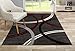 Rugshop Modern Wavy Circles Design Area Rug 5' 3