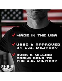 MEG - Goma de energía militar 100 mg de cafeína por pieza + aumento de energía + refuerzo de rendimiento físico + Multi sabores de menta ártica, menta, canela + 8 paquetes (40 sobresalientes)