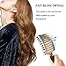 FIXBODY Boar Bristle Hair Brush - Curved & Vented & Oversize Design Detangling Hair Brush for Women Long, Thick, Curly and Tangled Hair Blow Dryer Brush (Gold)